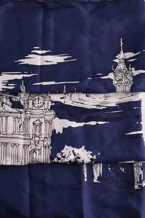 Carré Burberry Bleu en Soie