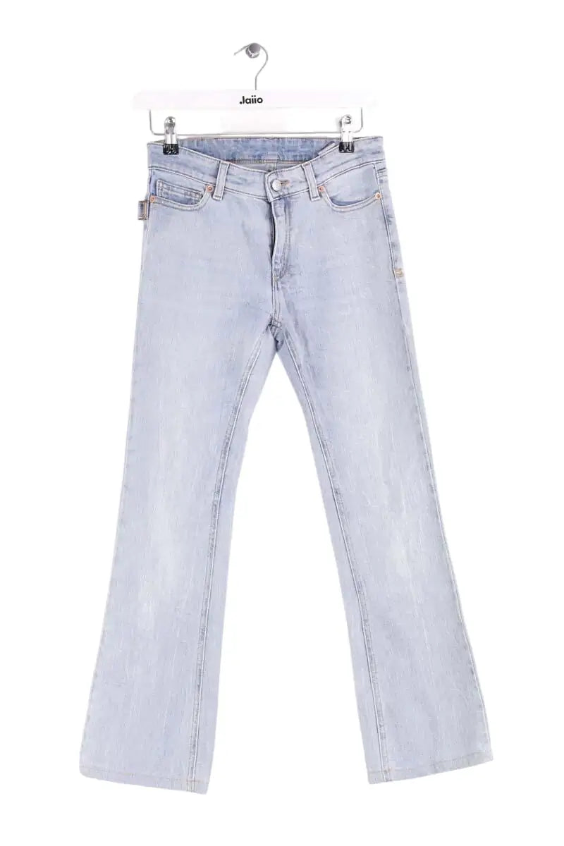Jean droit Zadig & Voltaire Bleu en Coton, taille S - Seconde Main