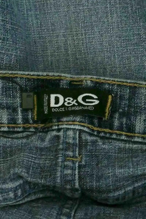 Jean bootcut Dolce & Gabbana Bleu en Coton