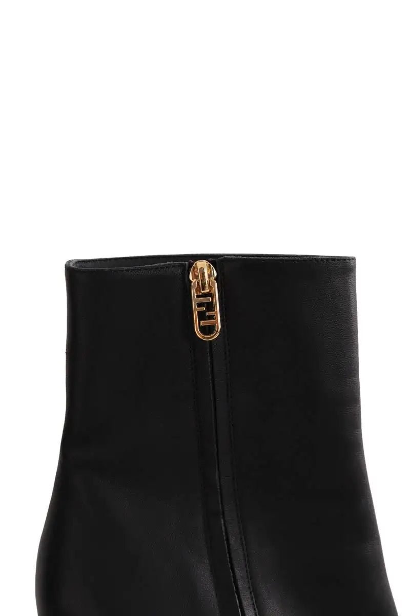 Boots Fendi Noir en Cuir