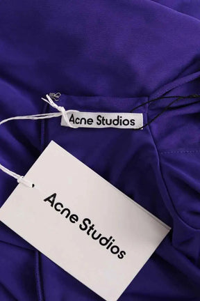 Robe Acne Studios Violet en Synthétique