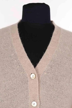 Cardigan Momoni Beige en Synthétique