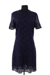 Robe Sandro Bleu en Synthétique, taille L - Seconde Main