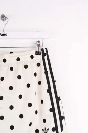 Mini short Adidas Ecru en Synthétique