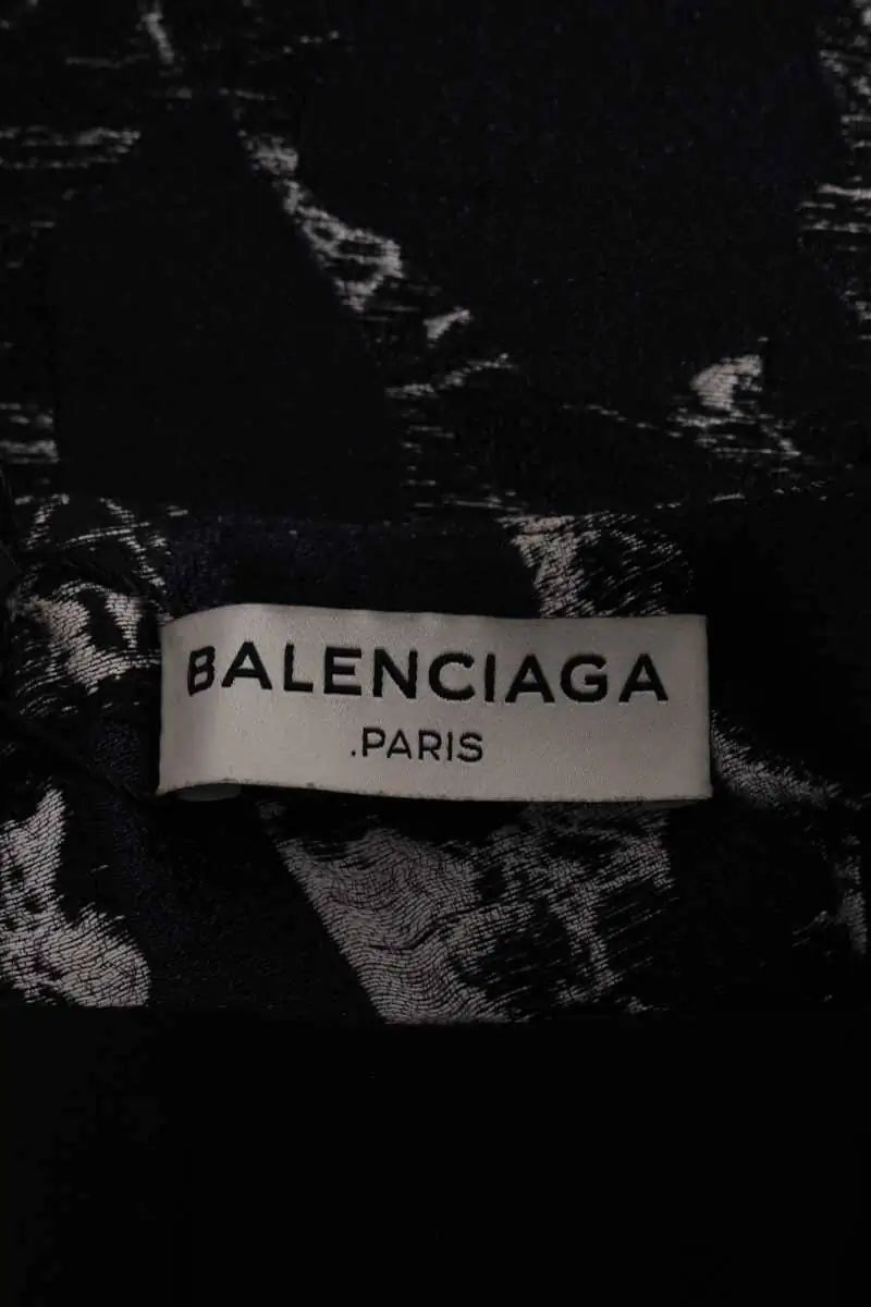 Jupe Balenciaga Marine en Coton
