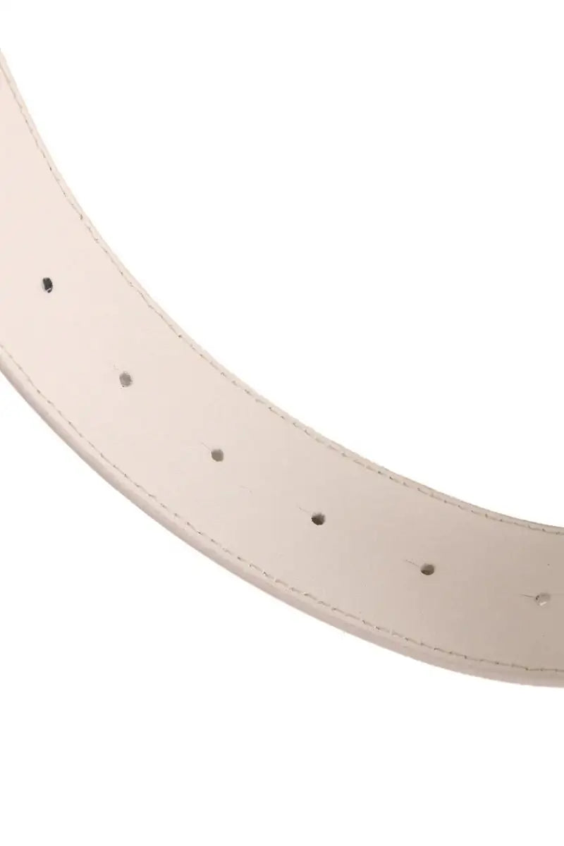 Ceinture en cuir Pinko Ecru en Cuir