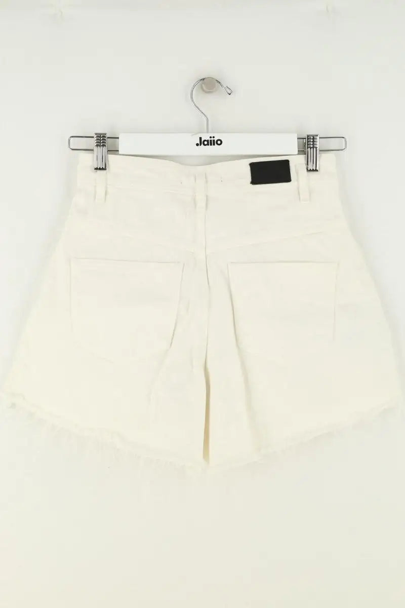 Mini short Maje Blanc en Coton