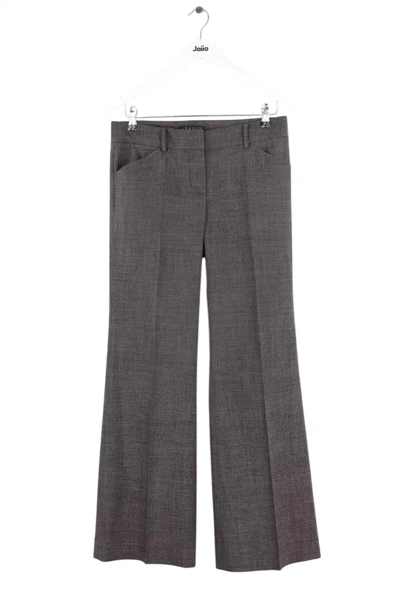 Pantalon droit Theory Beige en Laine, taille S - Seconde Main