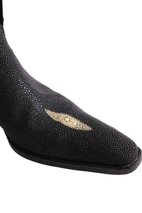 Bottes Gérard Séné Noir en Cuir rare