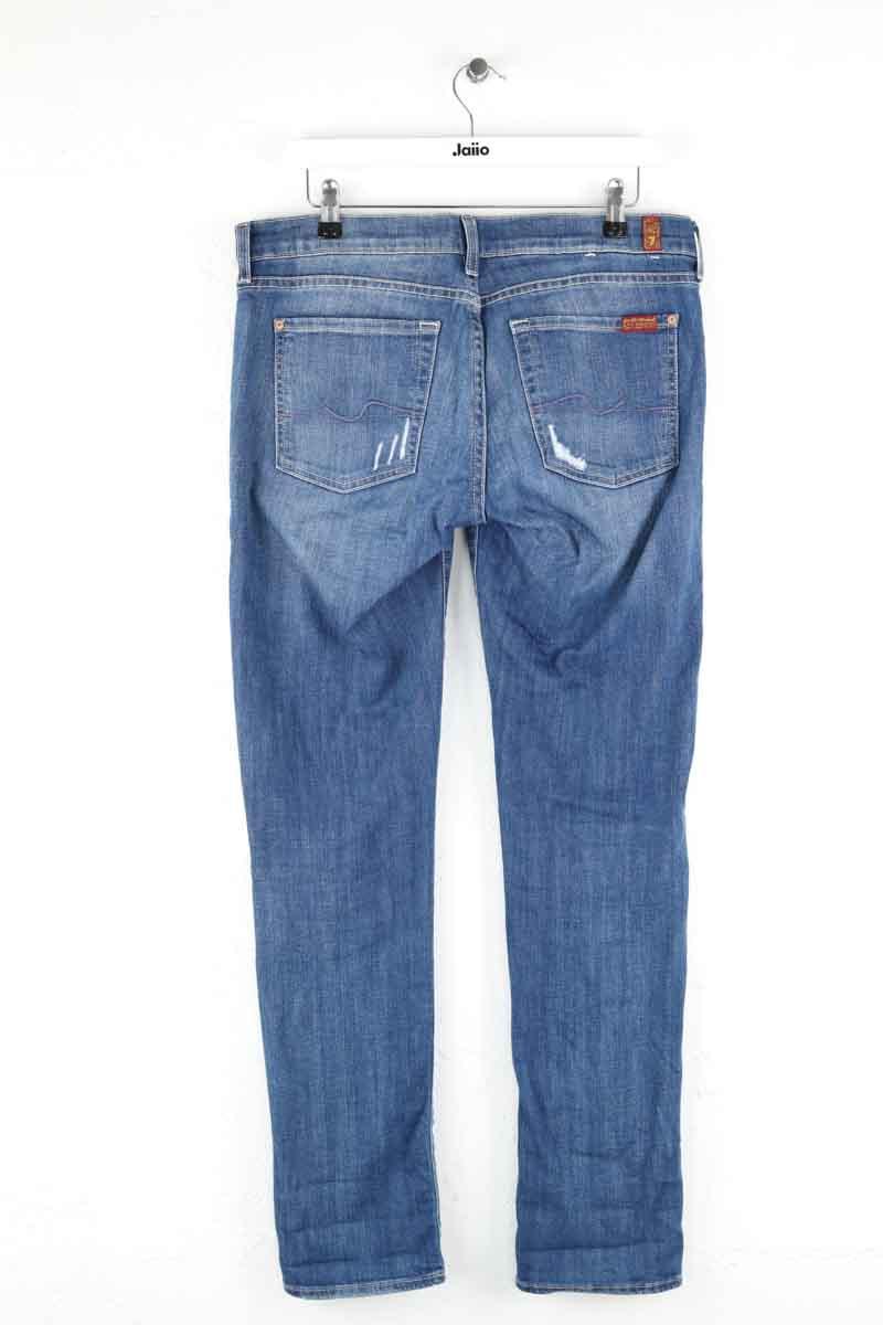 Slim 7 For All Mankind  Bleu