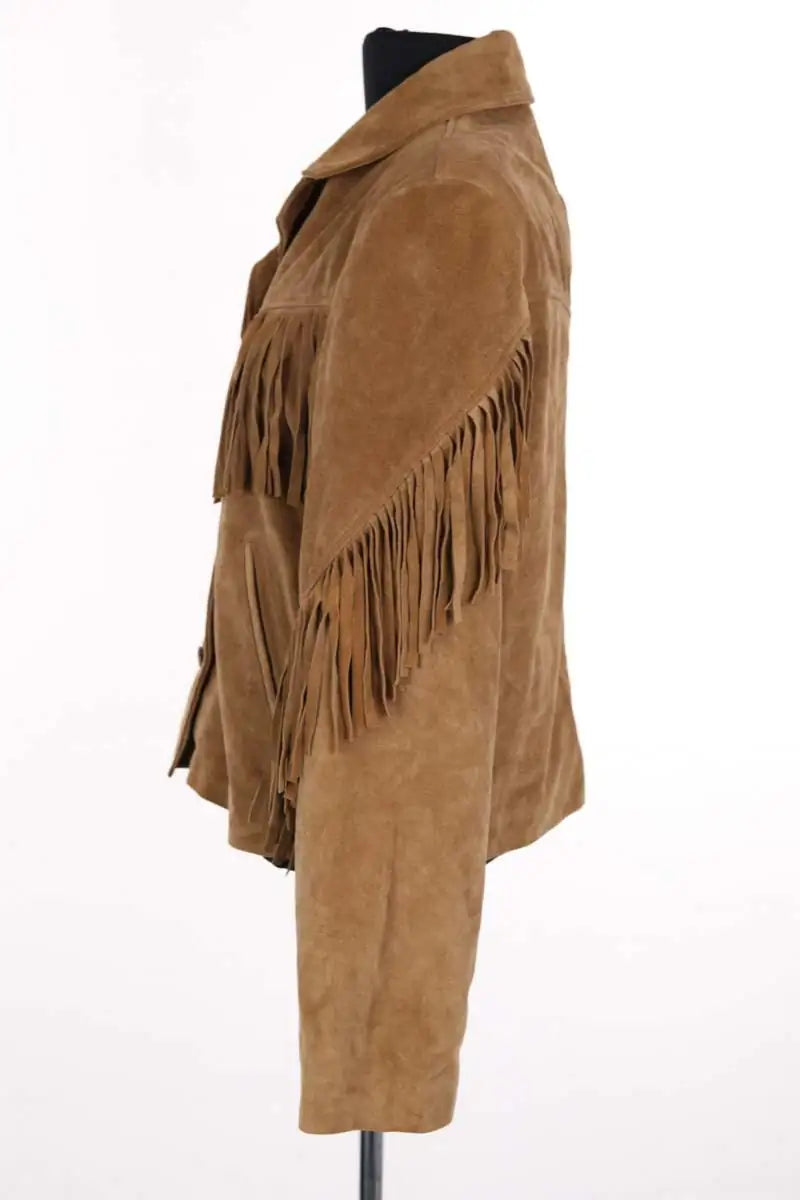 Veste Balzac Camel en Cuir