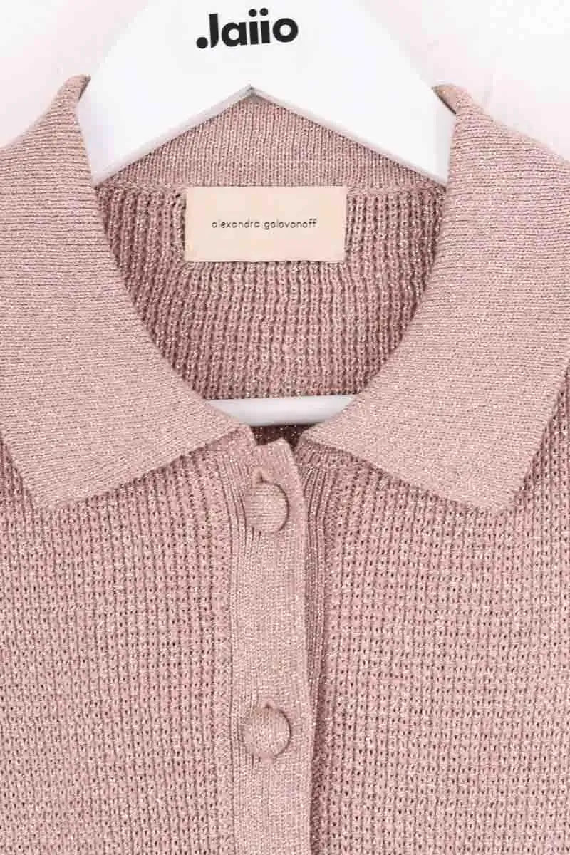 Top Alexandra Golovanoff Beige en Viscose