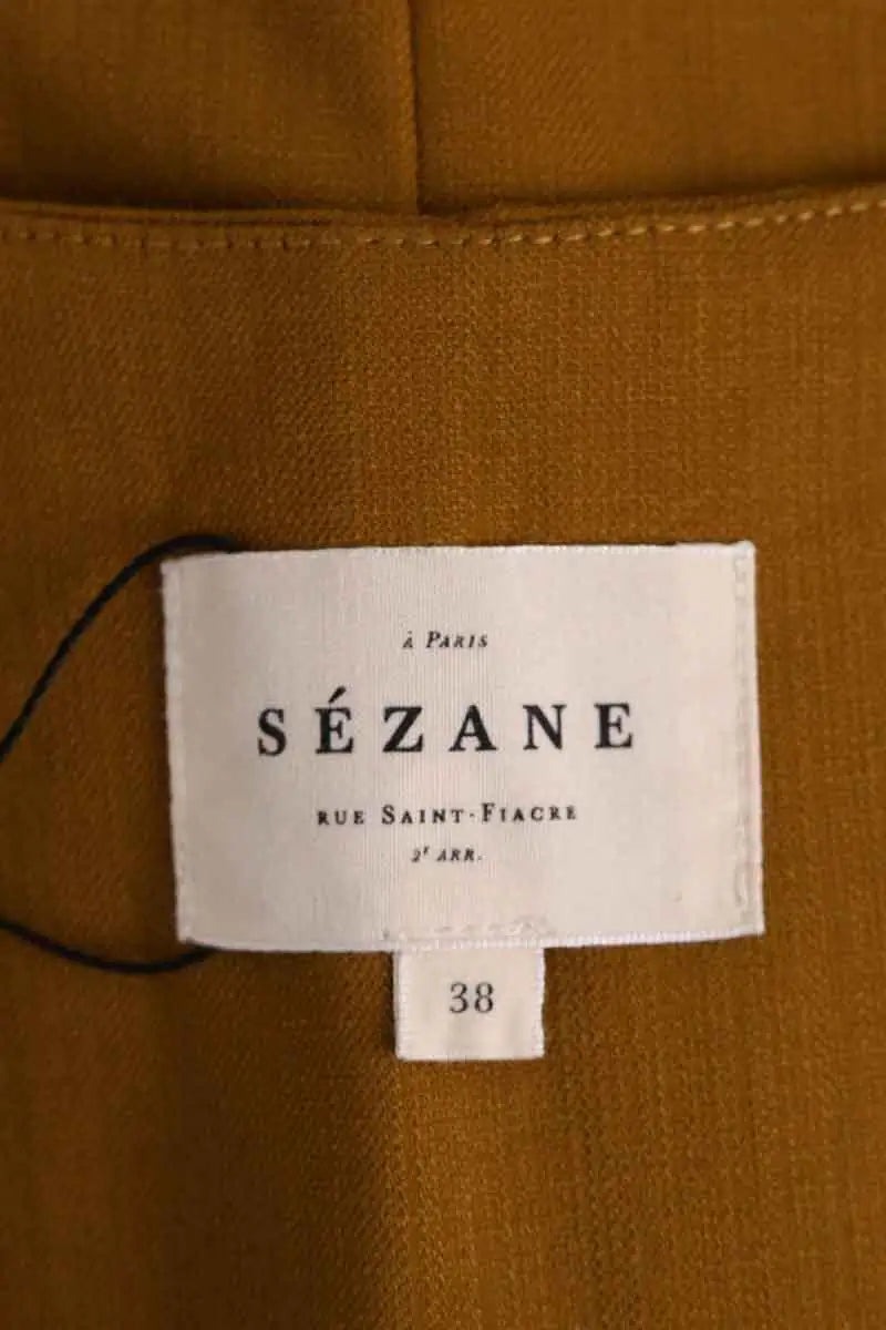 Veston Sézane Kaki en Viscose