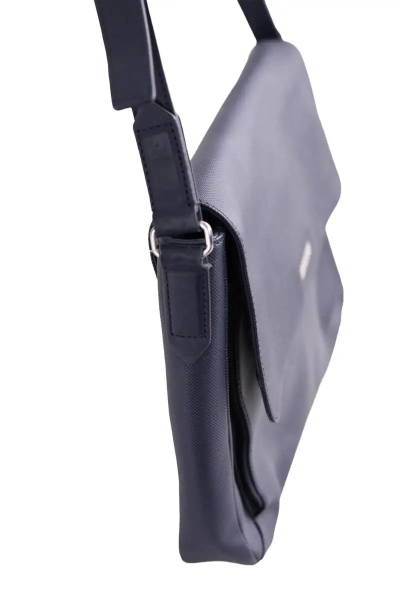Cartable Lacoste Marine en Cuir