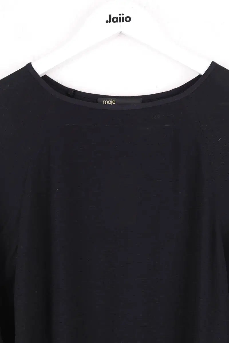 Robe Maje Noir en Viscose