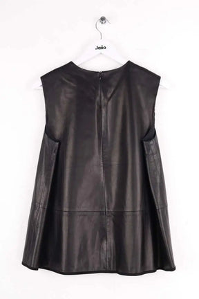 Top sans manche The Row Marron en Cuir