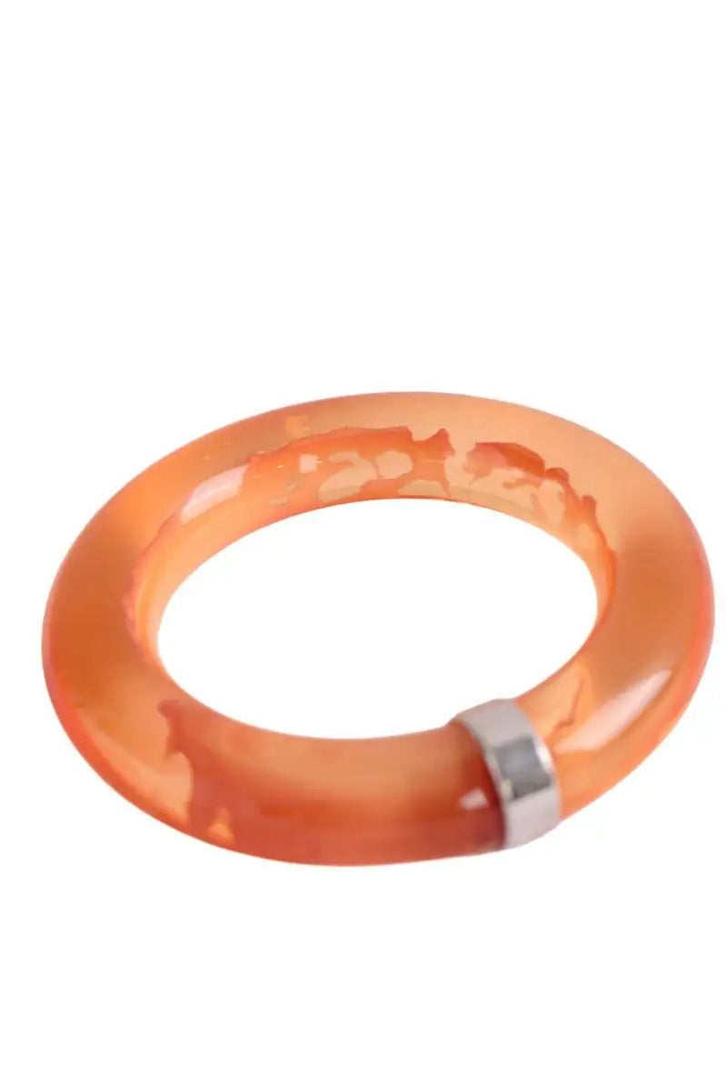 Jonc  Celine Orange en Plastique