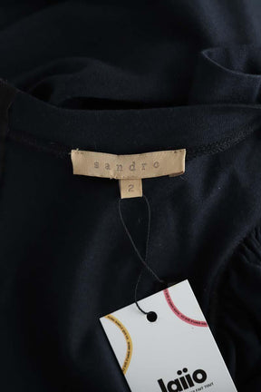 Mi-longueur Sandro  Bleu