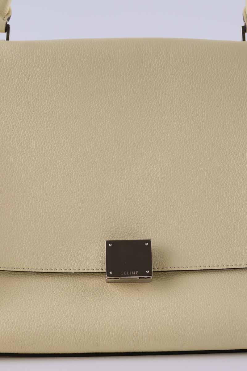 Sac à main Celine Trapeze Jaune