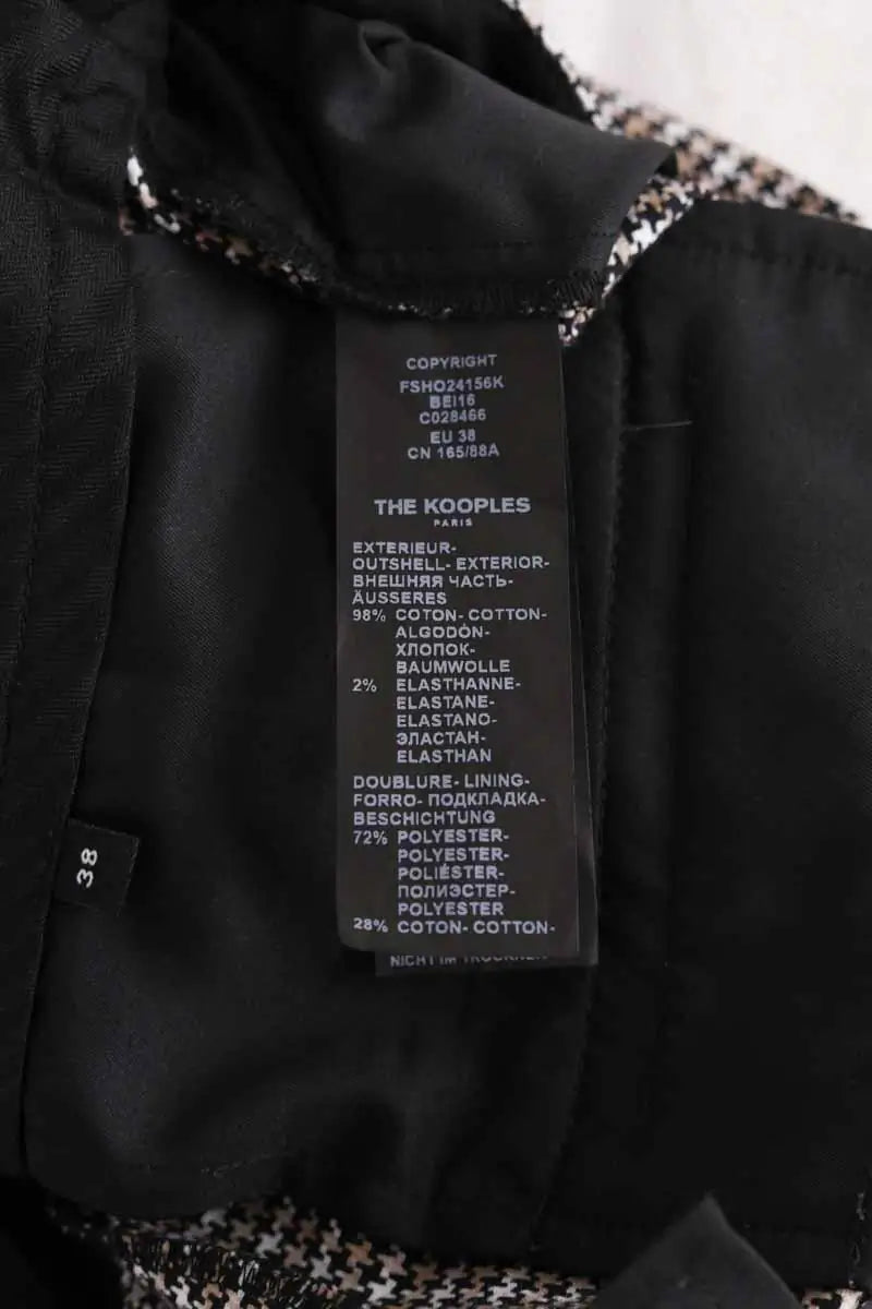 Short The Kooples Noir en Synthétique