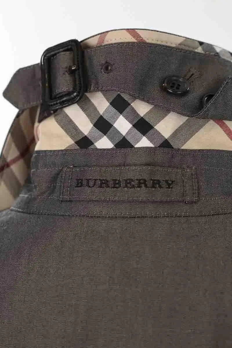 Trench-coat Burberry Gris en Polyester