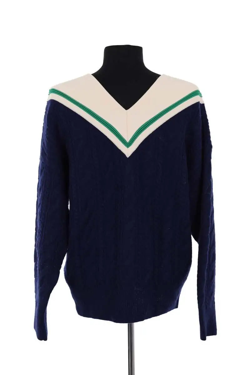 Pull Sandro Bleu en Laine