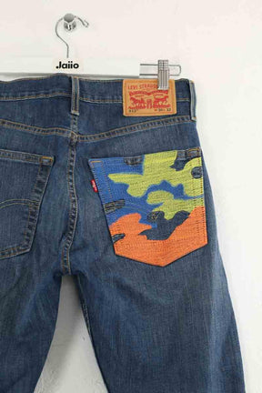 Slim Levi's 512 Bleu