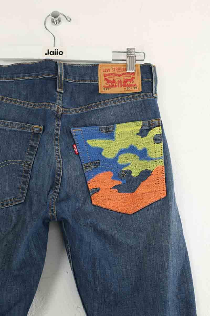 Slim Levi's 512 Bleu