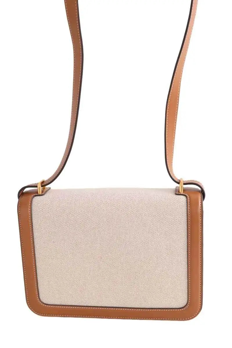 Sac à bandoulière Tory Burch Eleanor Camel en Cuir