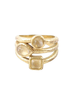 Bague Goossens Paris  Doré