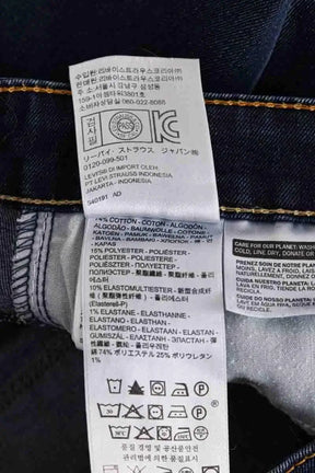 Jean slim Levi's Bleu en Coton