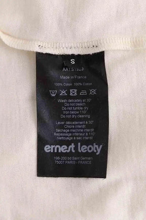 Top Ernest Leoty Beige en Coton