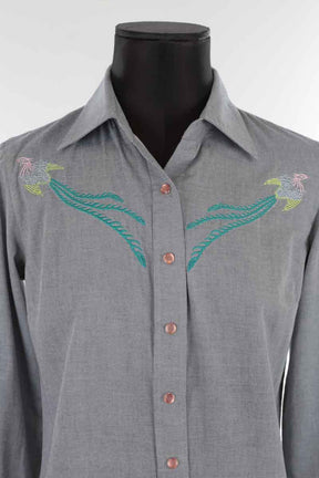 Chemises CHINOISES by Voyageuses  Bleu