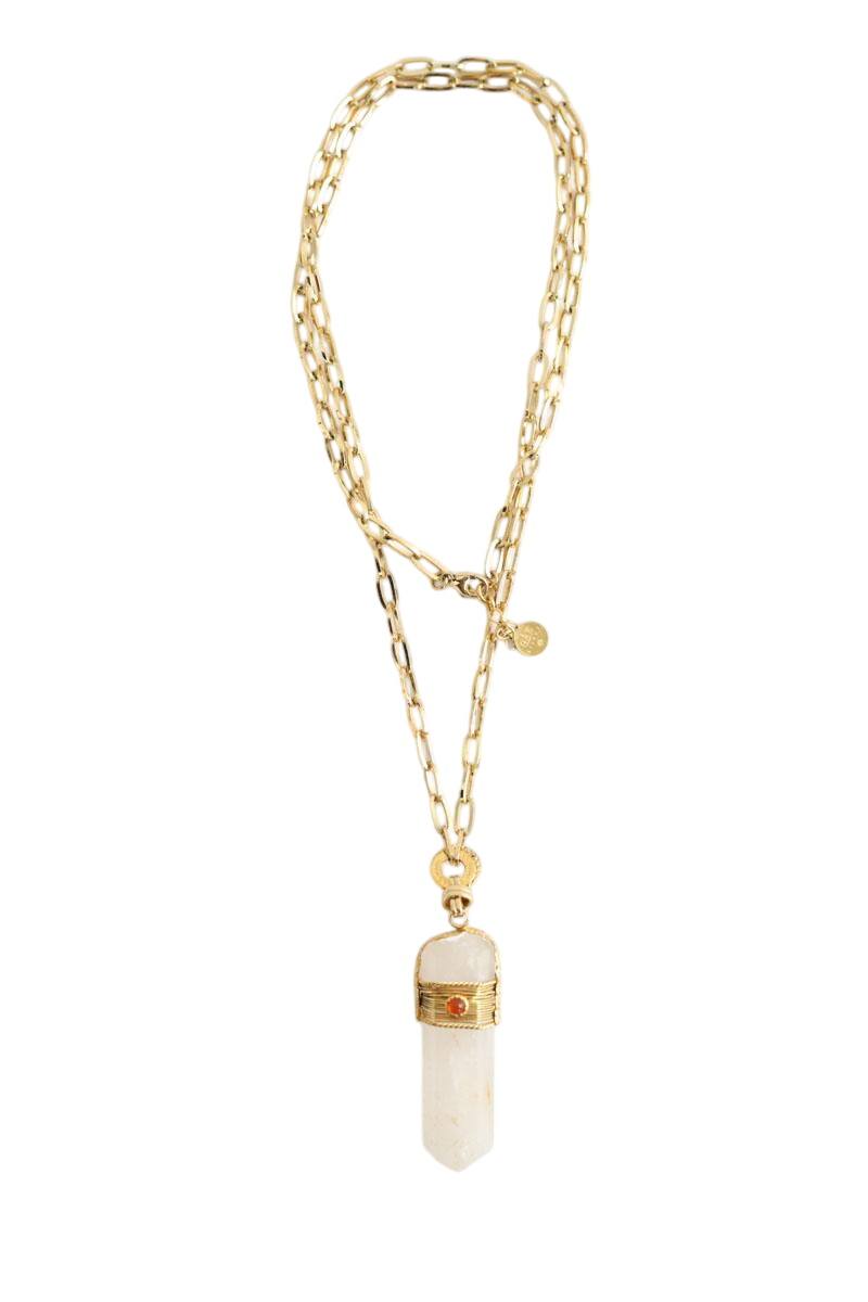 Collier Gas Bijoux  Doré