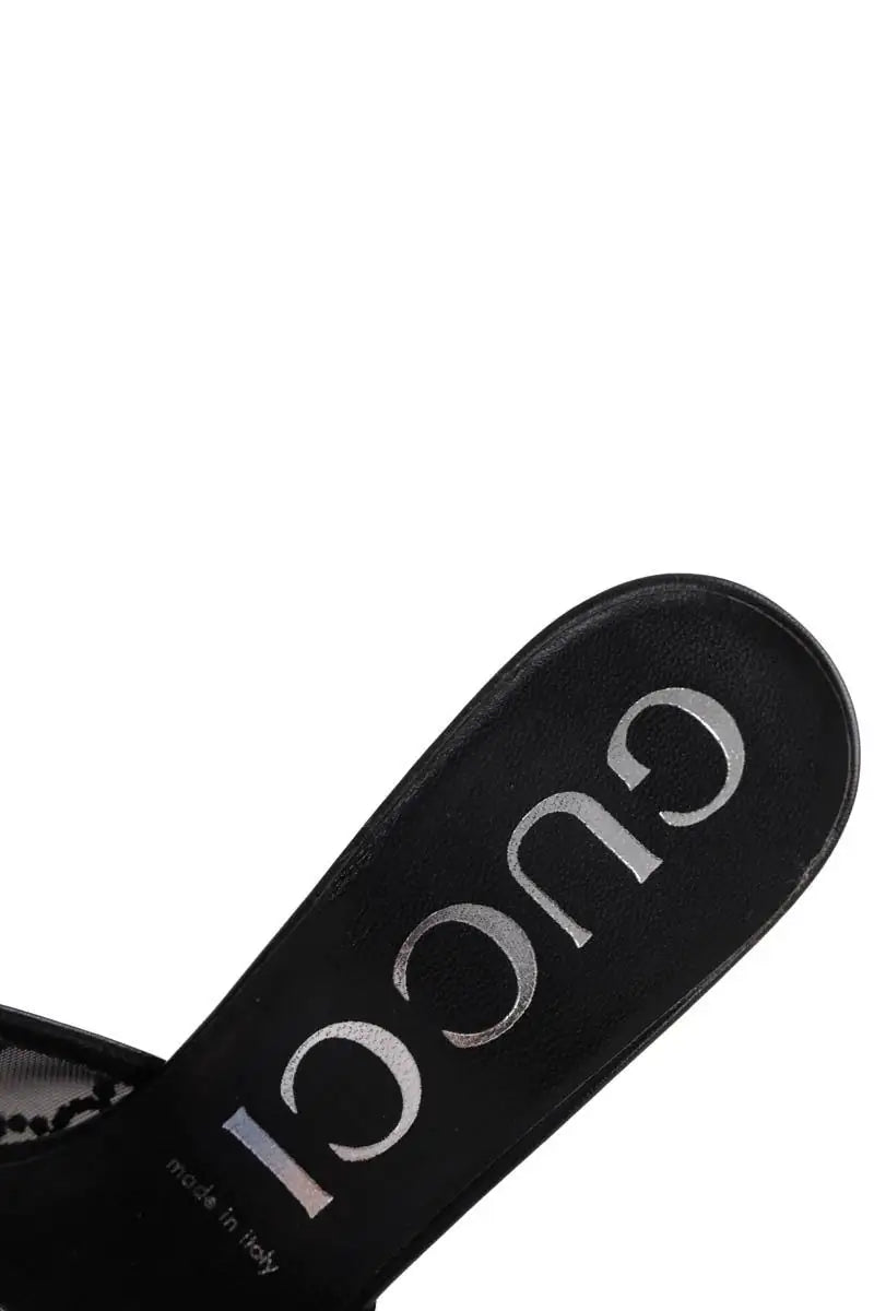Talons Gucci Noir en Cuir