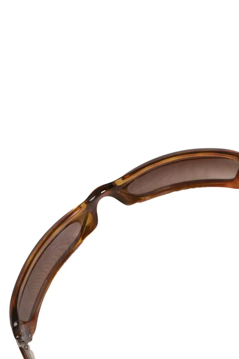 Lunettes de soleil Prada Marron en Plastique