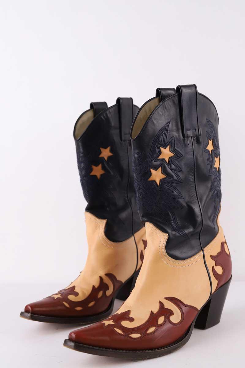 Bottes western Schiaparelli  Noir