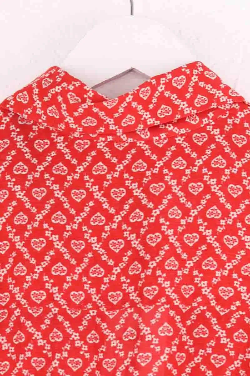Combishort Sandro Rouge en Lin