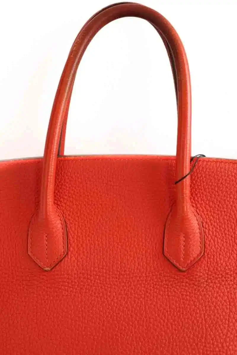Sac à main Hermès Rouge en Cuir