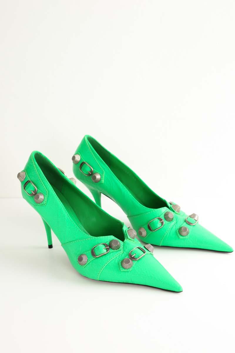 Talons Balenciaga Cagole Vert