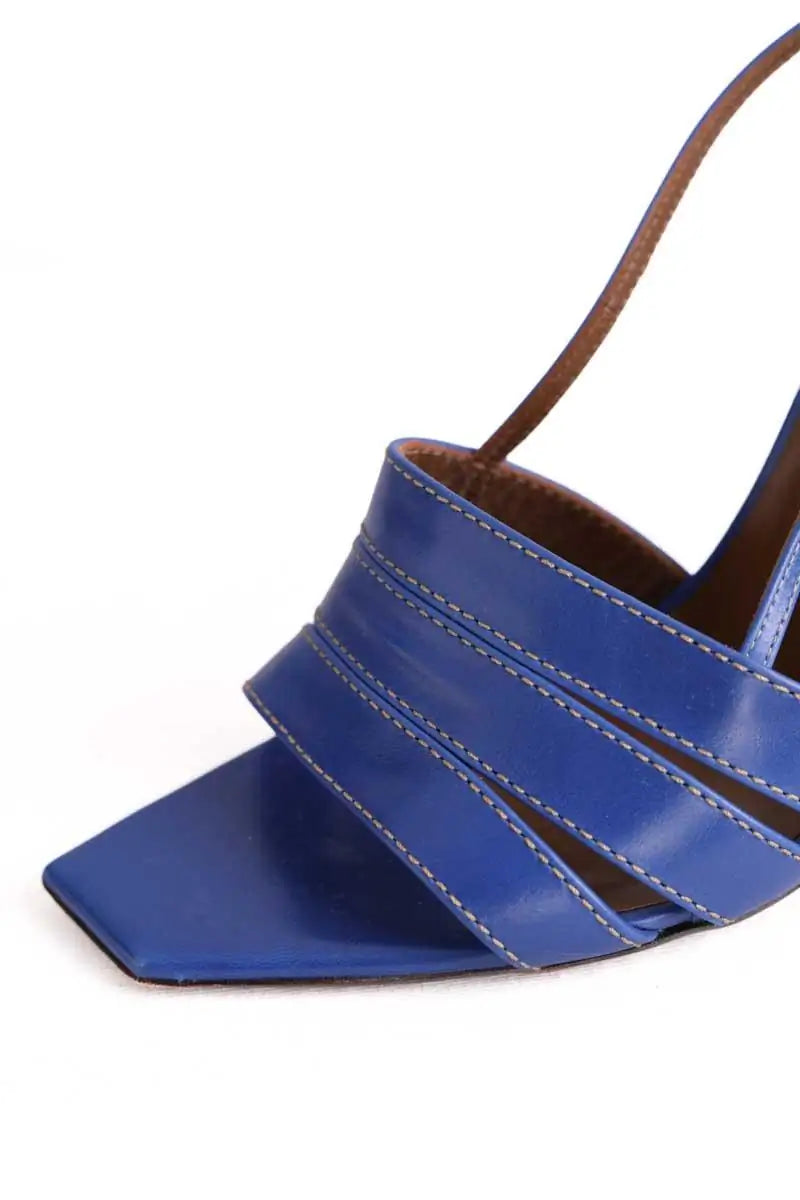 Talons Giuseppe Zanotti Bleu en Cuir