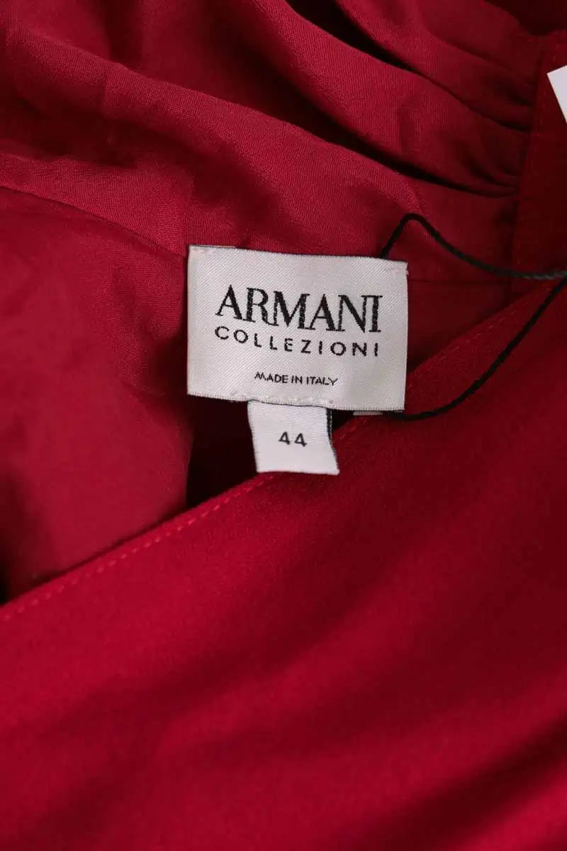 Robe Giorgio Armani Rouge en Viscose
