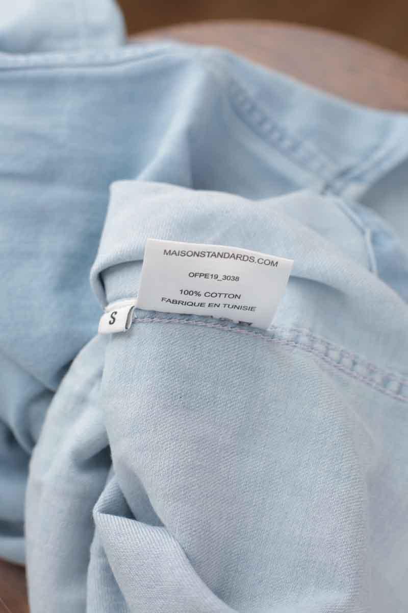 Chemises Maison Standards  Bleu