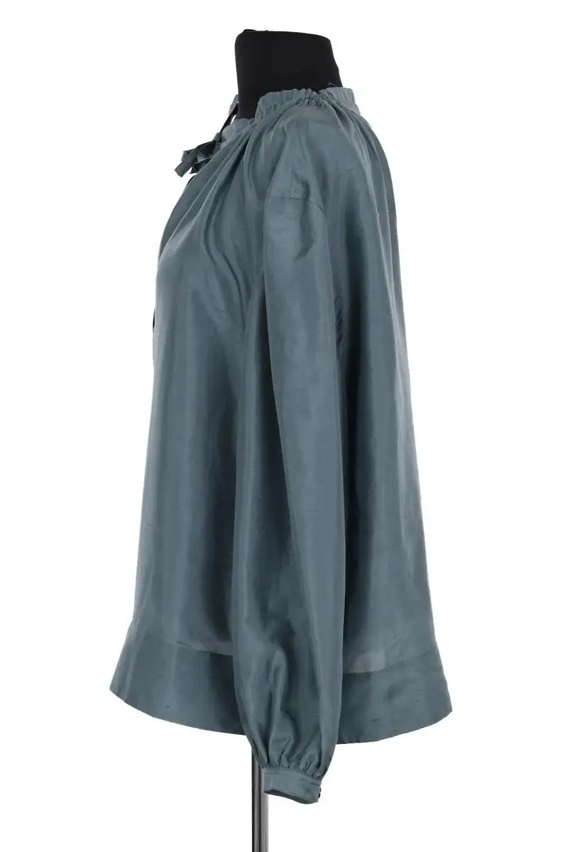 Blouse Soeur Vert en Soie