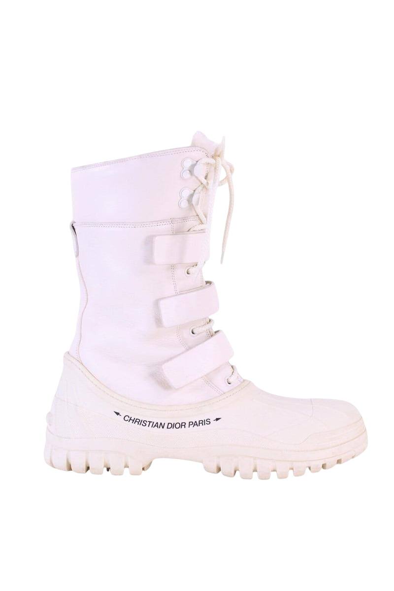 Bottes fourées Dior  Beige