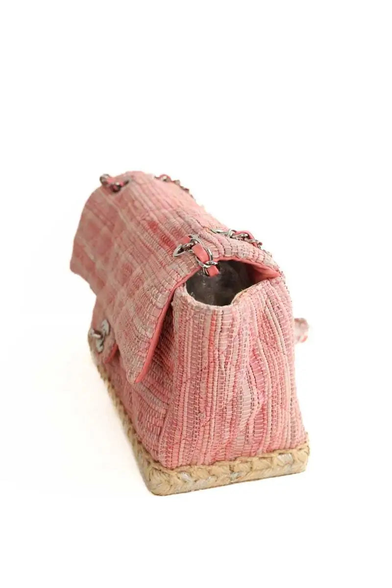 Sac porté épaule Chanel Timeless/Classique Rose