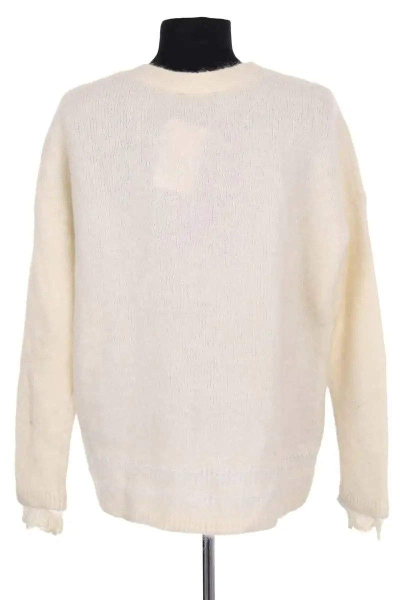 Cardigan Sézane Ecru en Synthétique