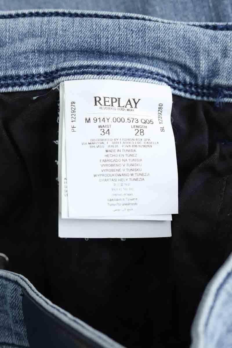 Droit Other Brand  Bleu