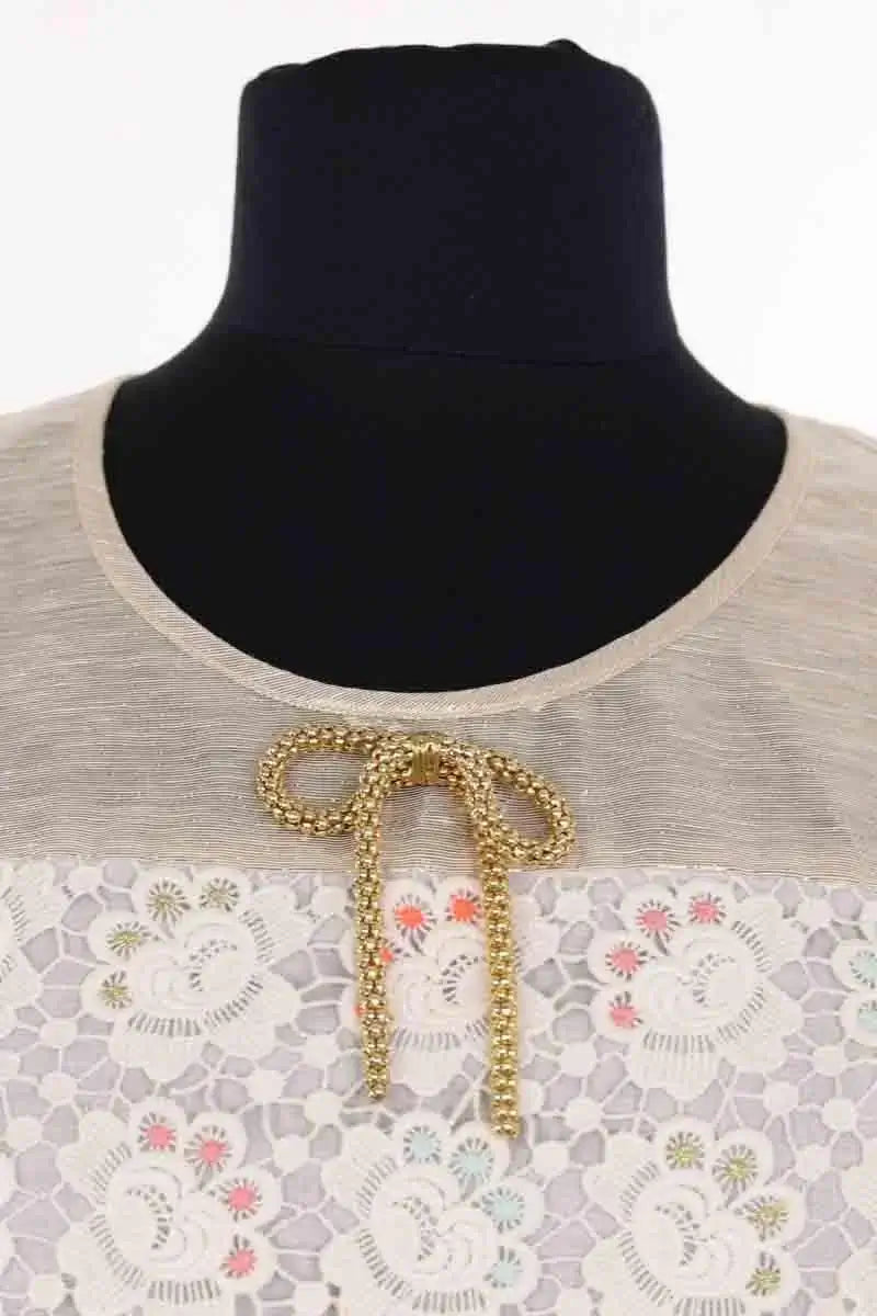 Robe Manoush Doré en Synthétique
