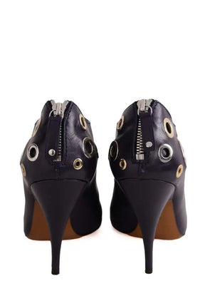 Talons Moschino Violet en Cuir